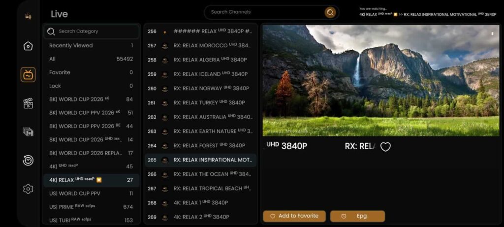 8k player prime 8